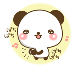 The cuddly panda sticker #7511925