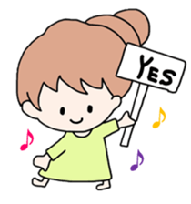 Pretty girl stickers sticker #7512237