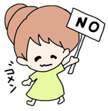 Pretty girl stickers sticker #7512238