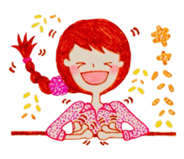 Natural-Kawaii Otonajyoshi,Ruru sticker sticker #7512405