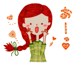 Natural-Kawaii Otonajyoshi,Ruru sticker sticker #7512406