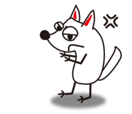 Bilingual dog[English and Japanese] sticker #7512814