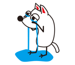 Bilingual dog[English and Japanese] sticker #7512824