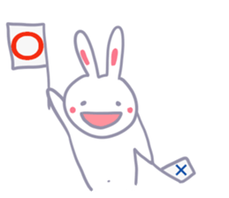 Though is a rabbit, something.2nd. sticker #7513228