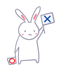 Though is a rabbit, something.2nd. sticker #7513229