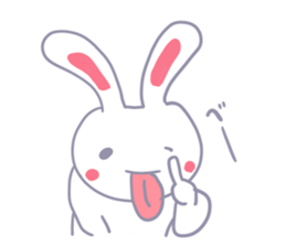 Though is a rabbit, something.2nd. sticker #7513231