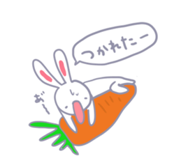 Though is a rabbit, something.2nd. sticker #7513262