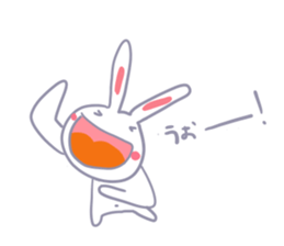 Though is a rabbit, something.2nd. sticker #7513263