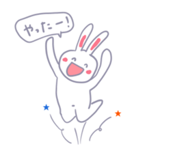 Though is a rabbit, something.2nd. sticker #7513265