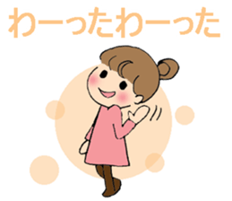 sharp tongued girl stickers sticker #7513391