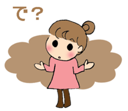 sharp tongued girl stickers sticker #7513392