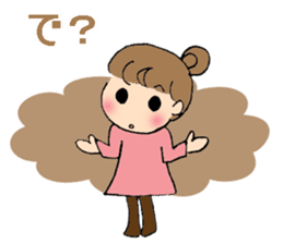 sharp tongued girl stickers sticker #7513392