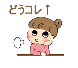 sharp tongued girl stickers sticker #7513395