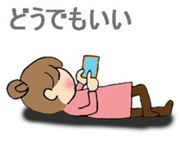 sharp tongued girl stickers sticker #7513398