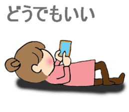 sharp tongued girl stickers sticker #7513398