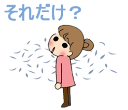 sharp tongued girl stickers sticker #7513402