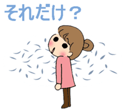 sharp tongued girl stickers sticker #7513402