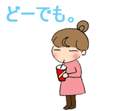 sharp tongued girl stickers sticker #7513417