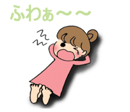 sharp tongued girl stickers sticker #7513420