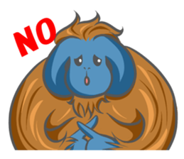 Orangutan Sticker sticker #7513631