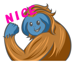 Orangutan Sticker sticker #7513636