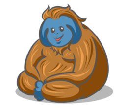 Orangutan Sticker sticker #7513638
