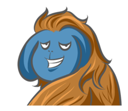 Orangutan Sticker sticker #7513646