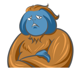 Orangutan Sticker sticker #7513647