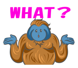Orangutan Sticker sticker #7513648
