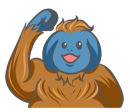 Orangutan Sticker sticker #7513653