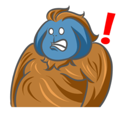 Orangutan Sticker sticker #7513654