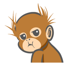 Orangutan Sticker sticker #7513663