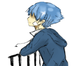 Sora-kun Handsome boy (may be) sticker #7513949