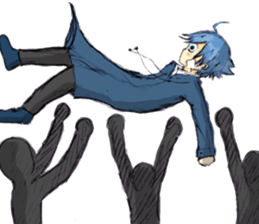 Sora-kun Handsome boy (may be) sticker #7513952