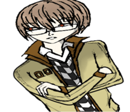 Sora-kun Handsome boy (may be) sticker #7513974