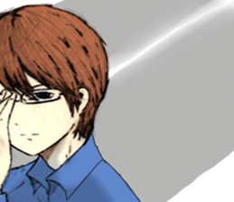 Sora-kun Handsome boy (may be) sticker #7513976