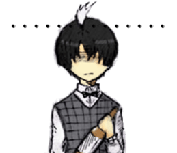 Sora-kun Handsome boy (may be) sticker #7513977