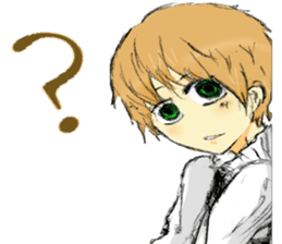 Sora-kun Handsome boy (may be) sticker #7513978