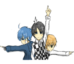 Sora-kun Handsome boy (may be) sticker #7513980