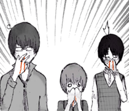 Sora-kun Handsome boy (may be) sticker #7513986