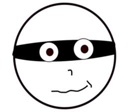 Smile Moon Face sticker #7514035