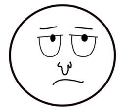 Smile Moon Face sticker #7514050