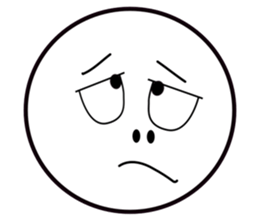 Smile Moon Face sticker #7514055