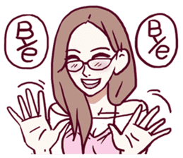 AsB - OLN / Office Lady Nerd. sticker #7514112