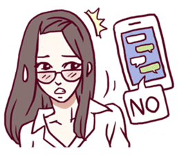 AsB - OLN / Office Lady Nerd. sticker #7514116