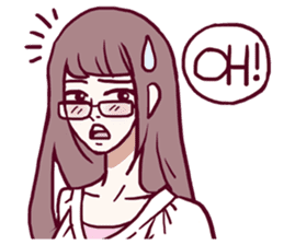 AsB - OLN / Office Lady Nerd. sticker #7514117