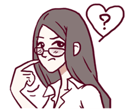 AsB - OLN / Office Lady Nerd. sticker #7514118