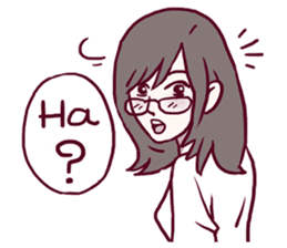 AsB - OLN / Office Lady Nerd. sticker #7514134