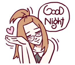 AsB - OLN / Office Lady Nerd. sticker #7514147