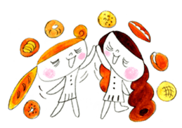 Panna and Kolone's Breadful Days sticker #7514477